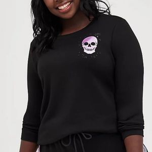 Torrid ACTIVE SWEATSHIRT CUPRO SKULL BLACK